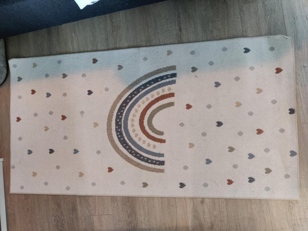 Vloerkleed Regenboog - Fraai Home & Living (80x150cm), Huis en Inrichting, Ophalen, Kindvriendelijk, Speels, Modern, 100 tot 150 cm