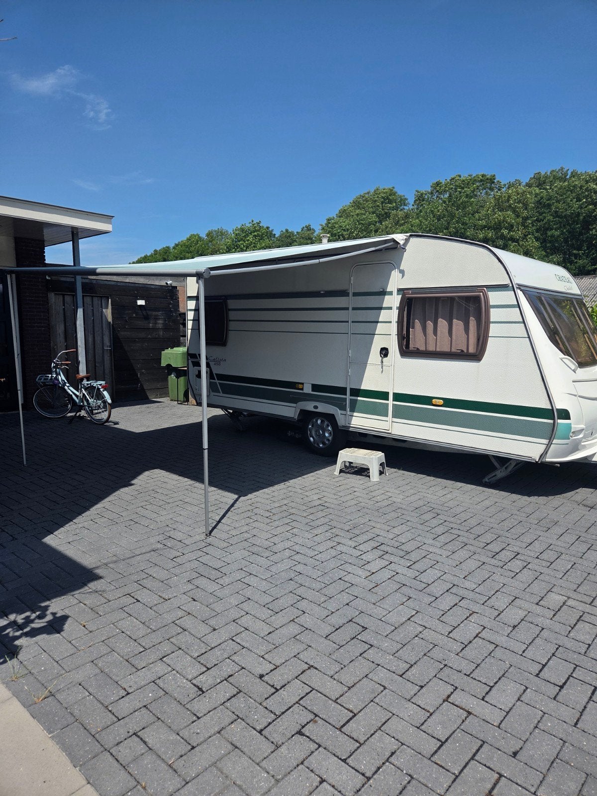Chateau Calista 450 met mover, zakluifel en boogluifel, 750 - 1000 kg, Particulier, 4 tot 5 meter, Tot en met 4
