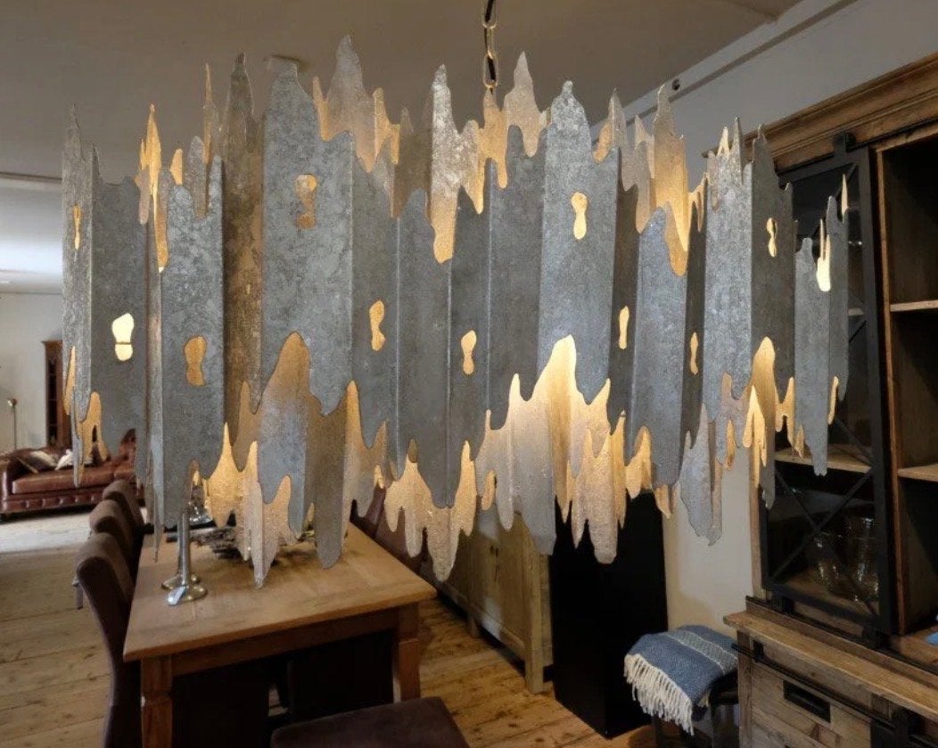 Showroom model lamp Le Clerque & Bouwman met LED, Huis en Inrichting, Ophalen, Zo goed als nieuw, Metaal, 75 cm of meer