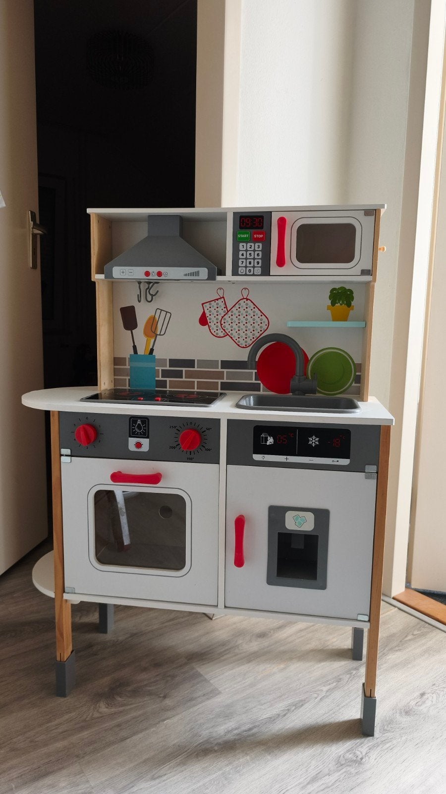 Speelgoed keuken z.g.a.n. + accessoires, Sinterklaas Kerst, Ophalen, Zo goed als nieuw, Speelkeuken