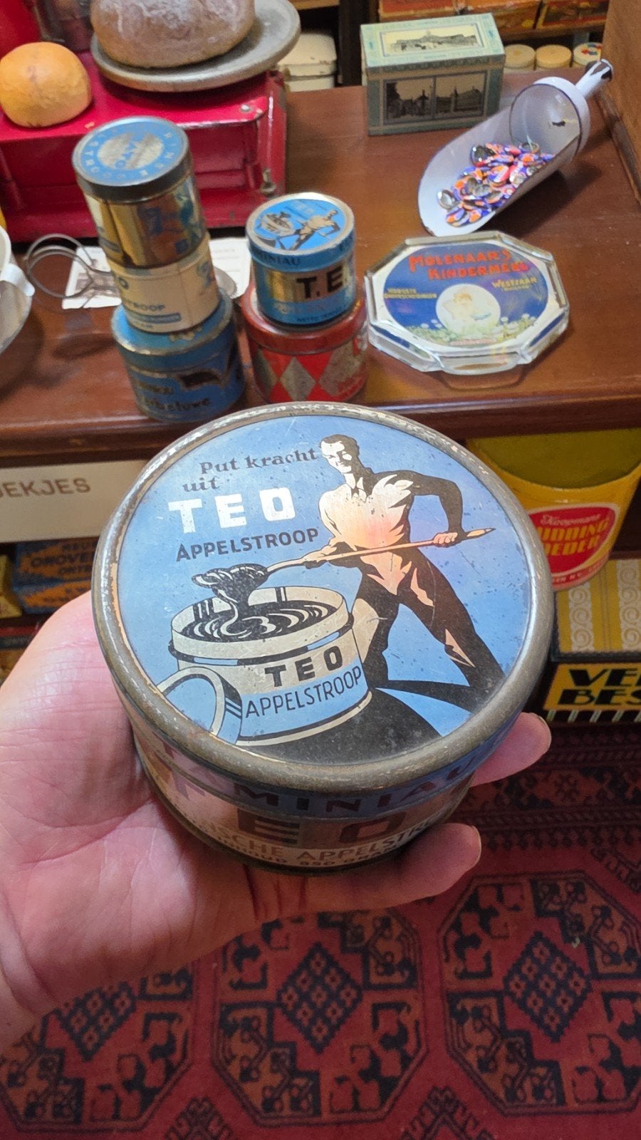 Prachtig TEO Appelstroop Blik - Prima Rinsche Appelstroop, Ophalen of Verzenden
