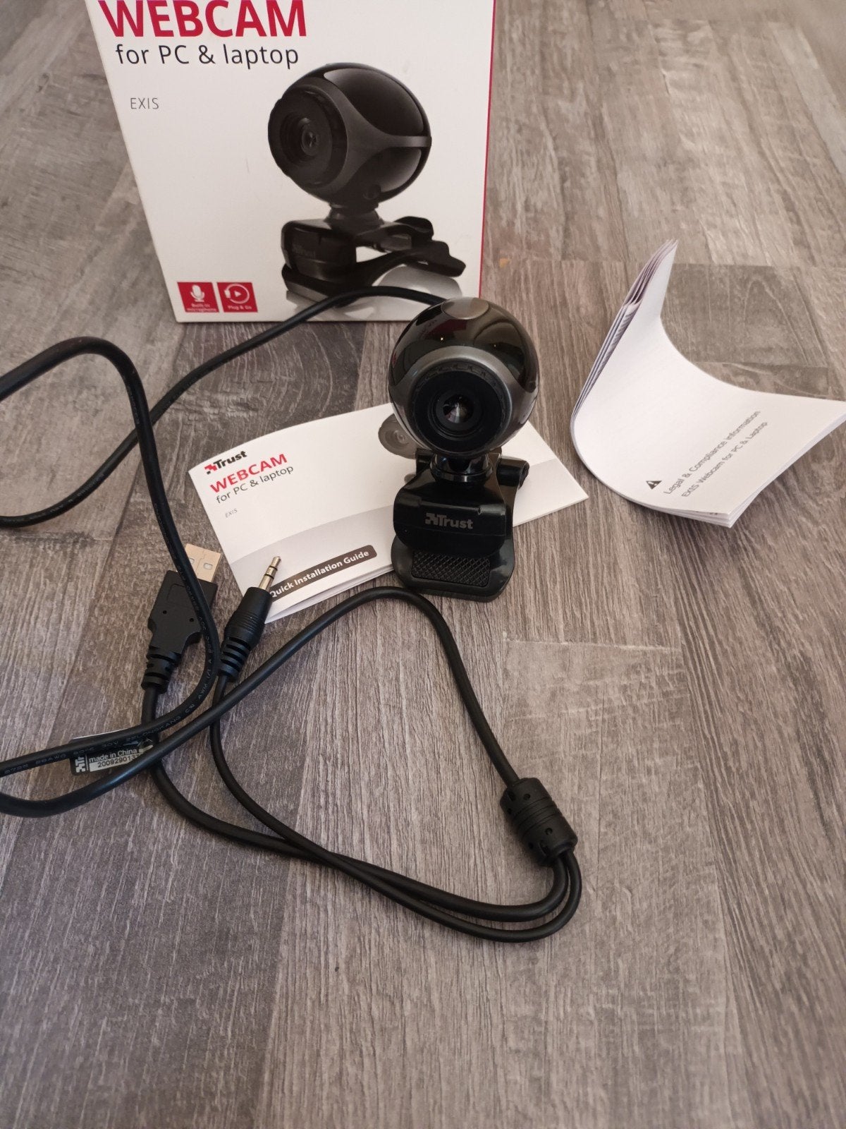 Trust Exis - Webcam, Computers en Software, Webcams, Nieuw, Ophalen of Verzenden, Trust, Windows