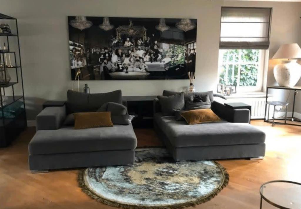 2x Chaise Longue van Macazz (np. €7400), Huis en Inrichting, Banken | Bankstellen, Ophalen, Vierpersoons of meer, Stof, Minder dan 150 cm