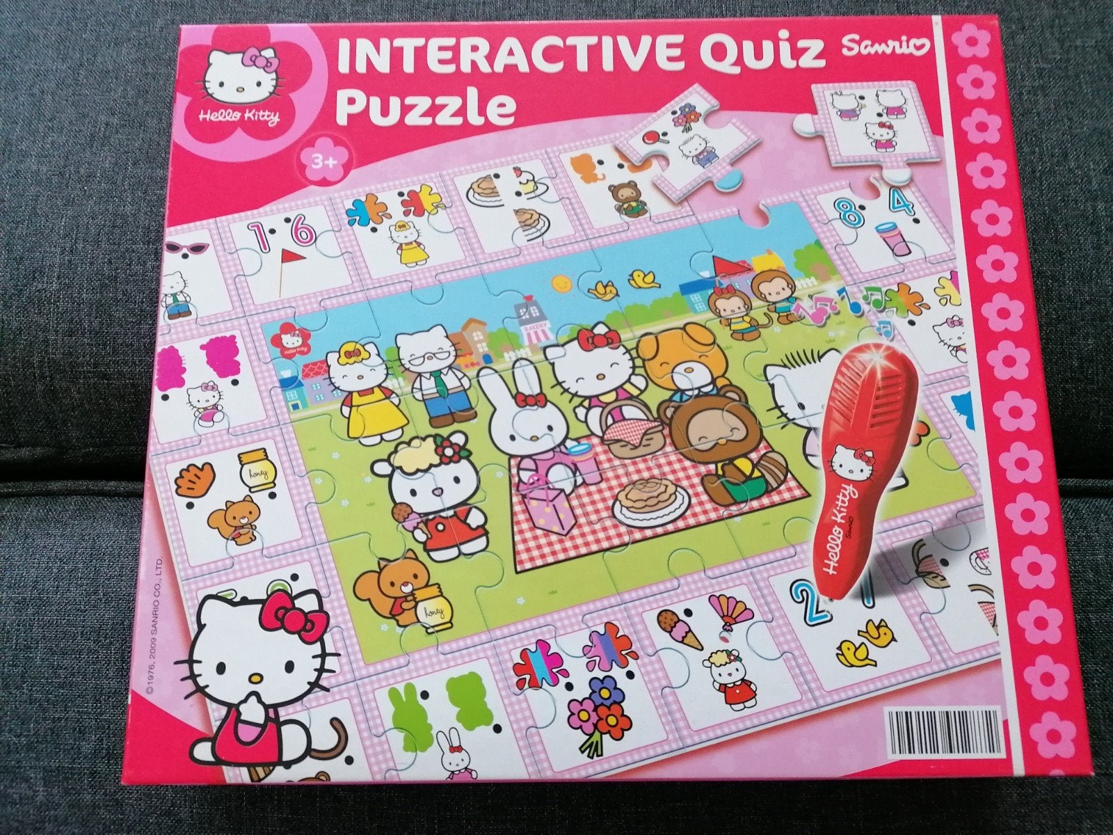 Interactieve puzzel Hello Kitty, Ophalen of Verzenden, 10 tot 50 stukjes, Zo goed als nieuw