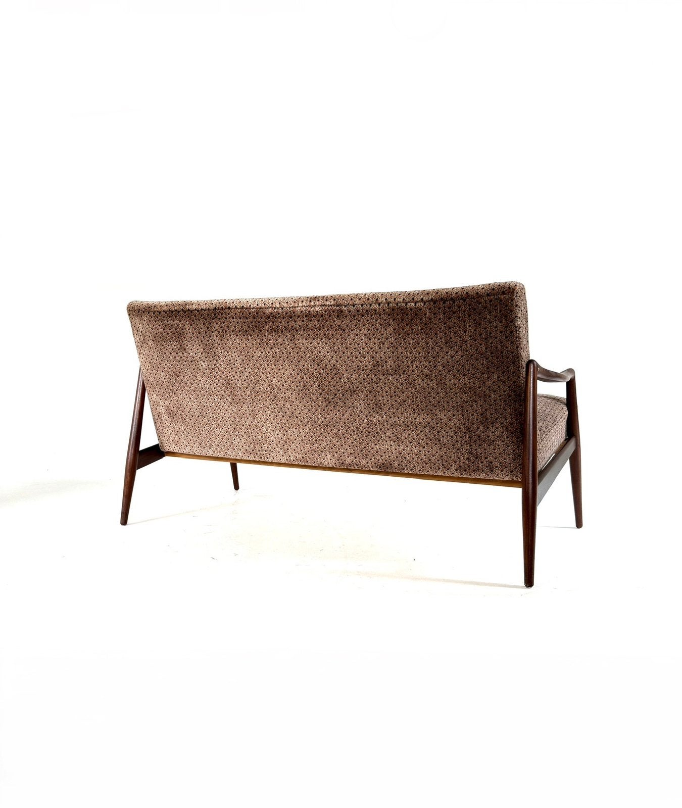 Vintage fauteuil + 2-zits,, Hout, Wilkhahn, Vintage retro buisframe design rotan webbing papercord deens, Wilkhahn