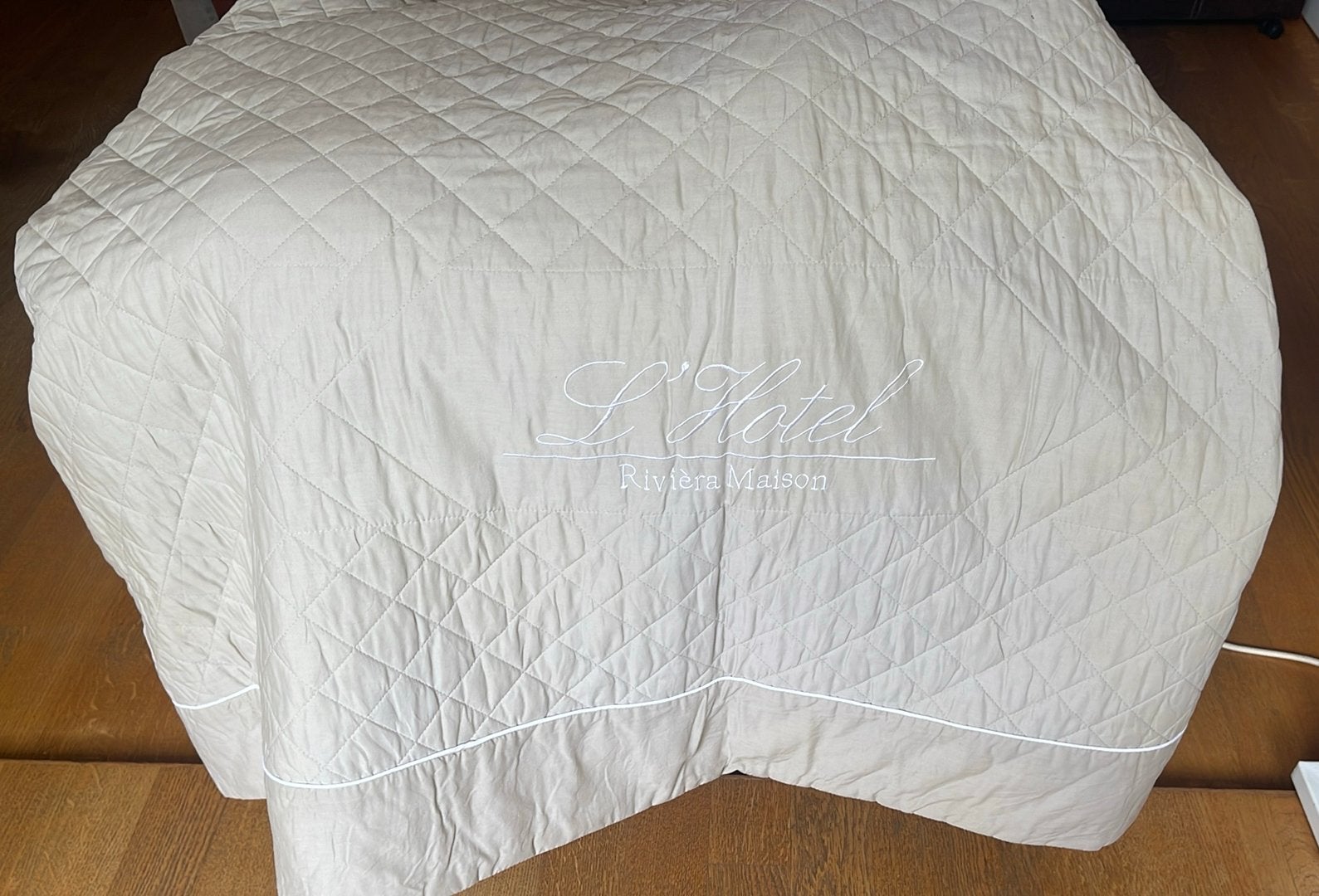 Riviera maison bedsprei twee persoons, Ophalen, Zo goed als nieuw, Tweepersoons, Overige typen