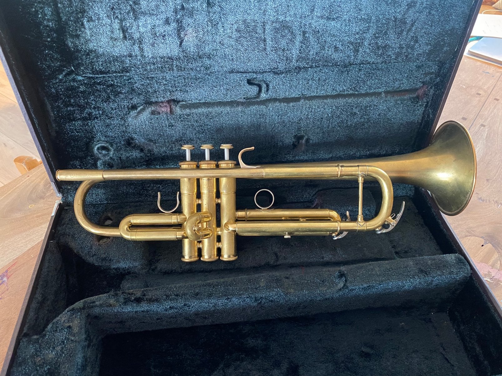 Yamaha ytr 6345 trompet, Ophalen of Verzenden, Gebruikt, Bes-trompet