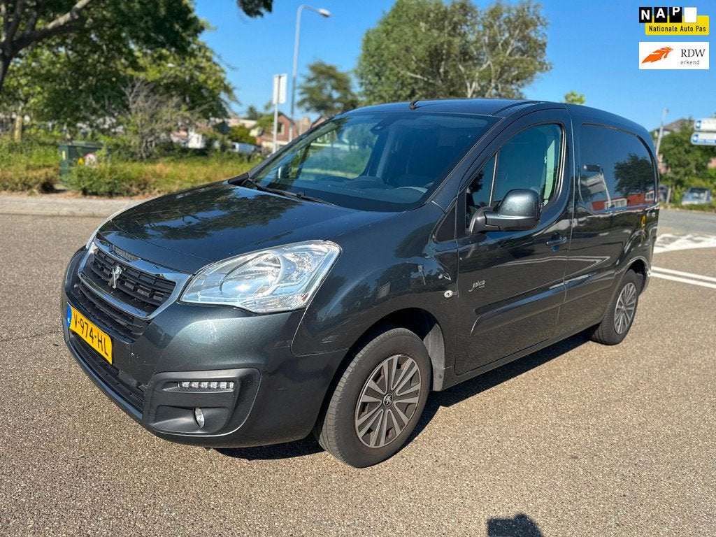 Peugeot Partner 120 1.6 BlueHDi 75 L1 Premium Pack / carplay, Auto's, Voorwielaandrijving, Stof, Gebruikt, 4 cilinders