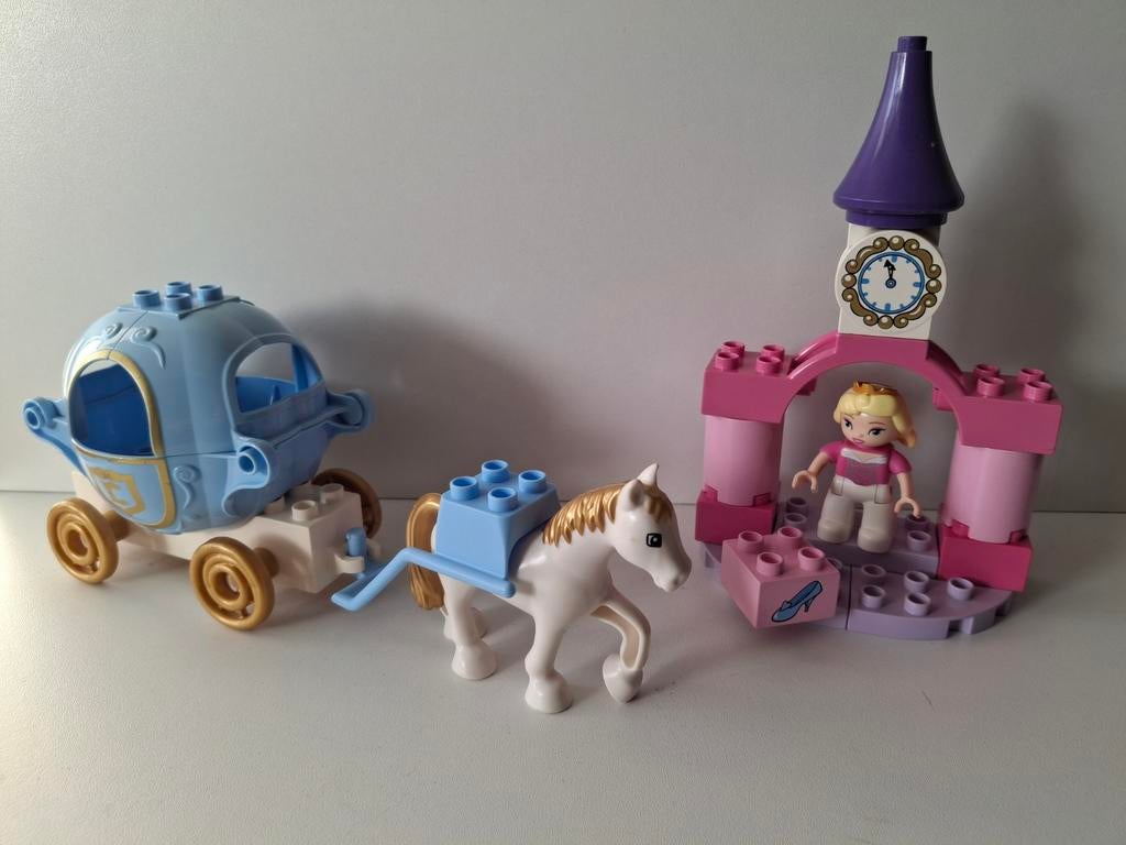 Duplo kasteel, prinses, paard en koets., Ophalen of Verzenden, Duplo