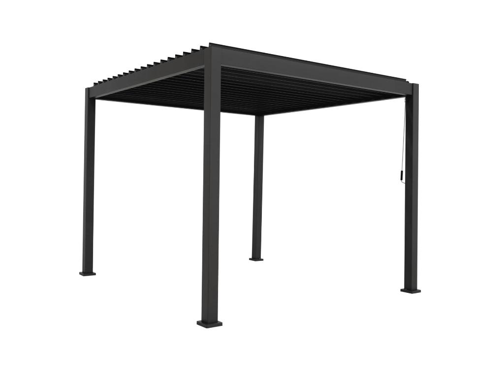 Mirador basic lamellen overkapping - 300 x 300 - antraciet, Tuin en Terras, Overkappingen, Ophalen, Nieuw, Veranda