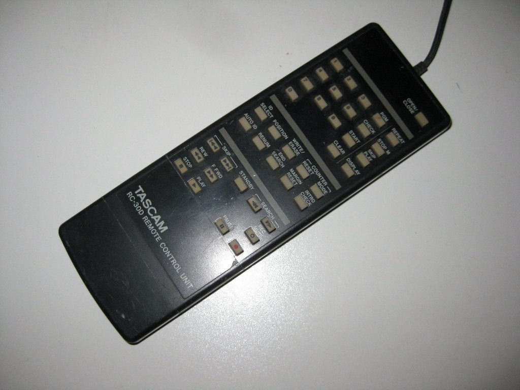 Tascam remote control RC-30D, Gebruikt, Ophalen of Verzenden, Origineel, Tascam