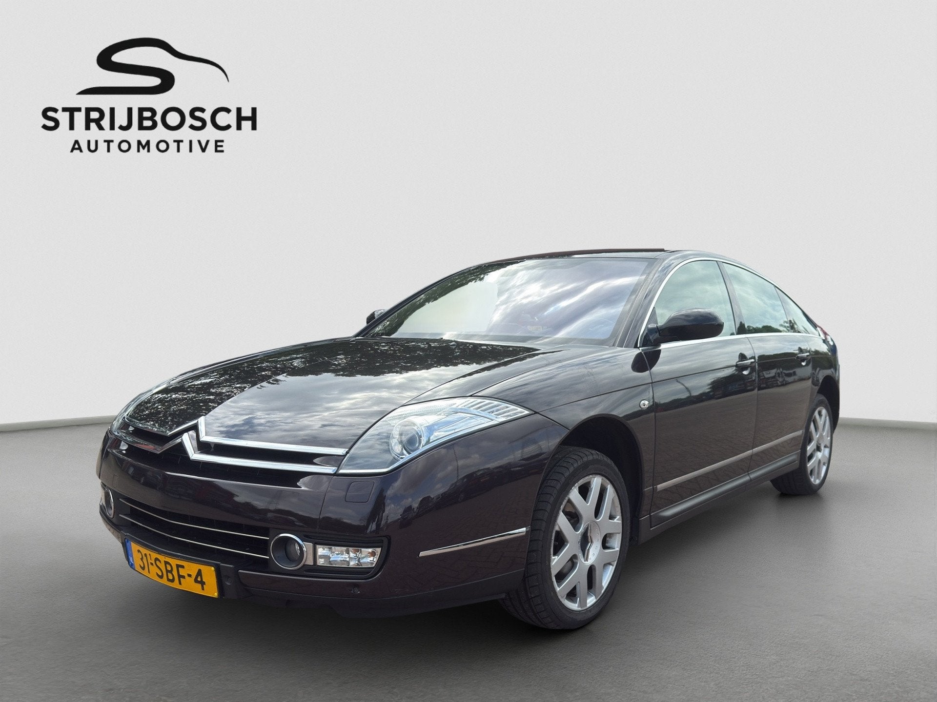 Citroen C6 2.7 HdiF V6 Aut. Exclusive | Leder | Xenon | Head, Auto's, Dealer onderhouden, Gebruikt, Zwart, C6