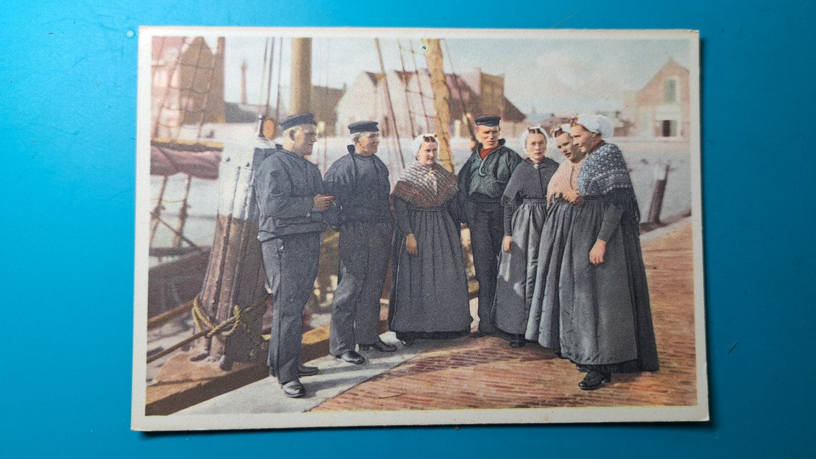 Scheveningen klederdracht Vissers haven, Verzenden, Voor 1920, Ongelopen, Zuid-Holland
