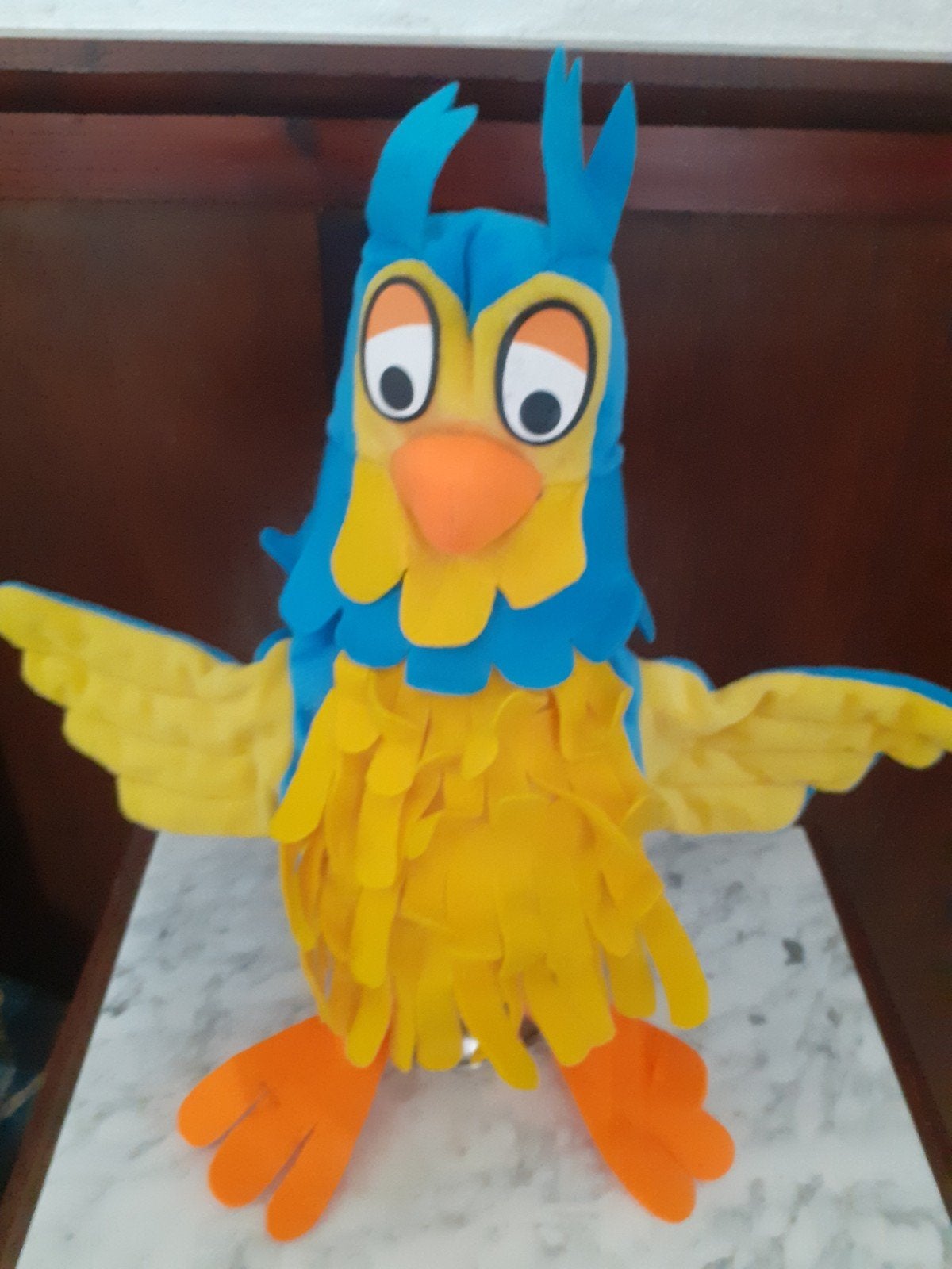 Meneer de Uil fabeltjeskrant handpop, Ophalen of Verzenden, Zo goed als nieuw, Pop