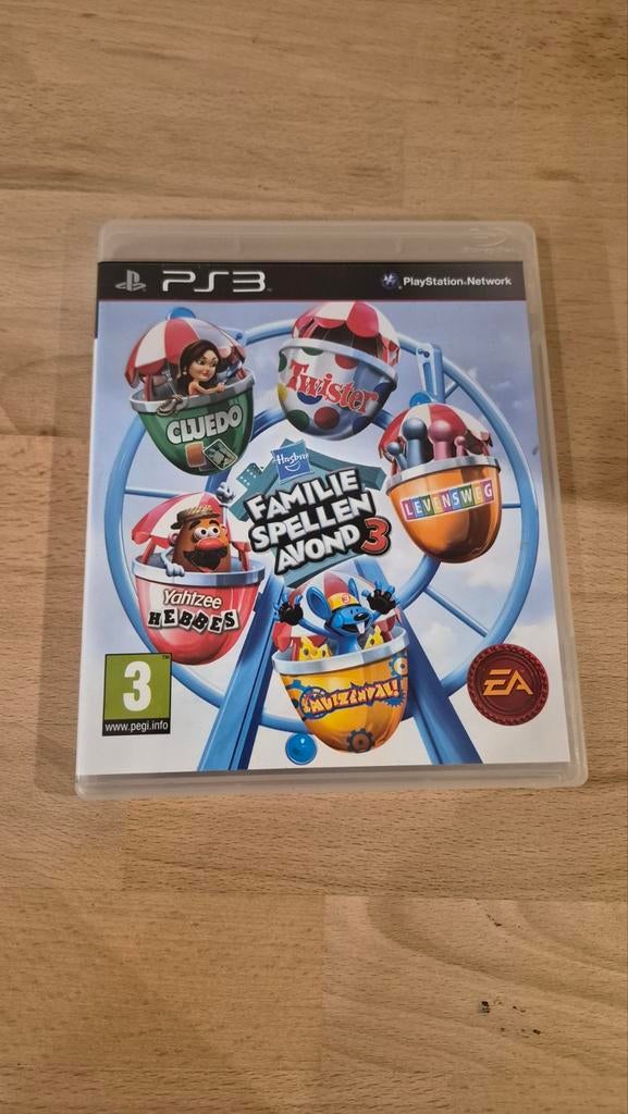 Hasbro Familie Spellen Avond 3 - PS3, Verzenden, Overige genres, Eén computer, Zo goed als nieuw