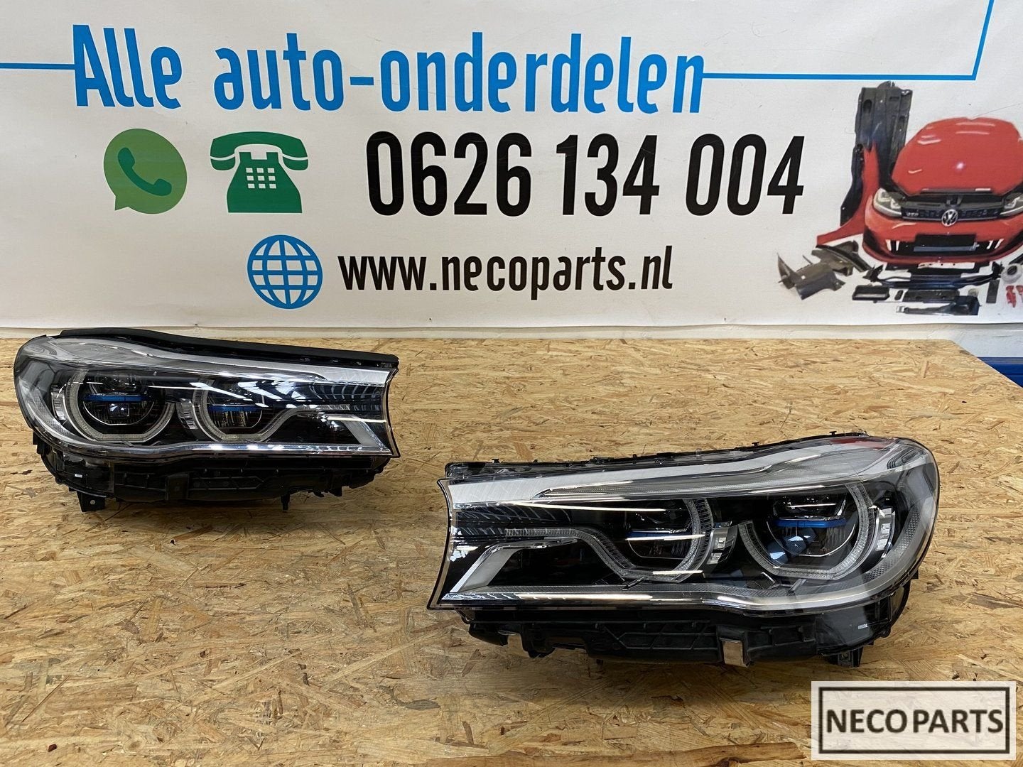 BMW 7 SERIE G11 G12 LASER LED KOPLAMP KOPLAMPEN ORIGINEEL, Gebruikt, -, -, Ophalen of Verzenden