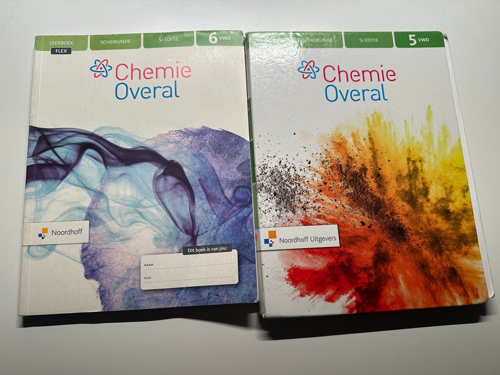 Chemie Overal VWO 4, 5, 6 - Complete Set (3 boeken), Verzenden, Zo goed als nieuw, VWO, Scheikunde