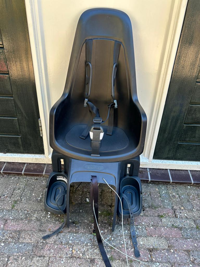 Bobike achterzitje Maxi One Urban black, Achterzitje, 9 t/m 18 kg, Ophalen of Verzenden, Gebruikt