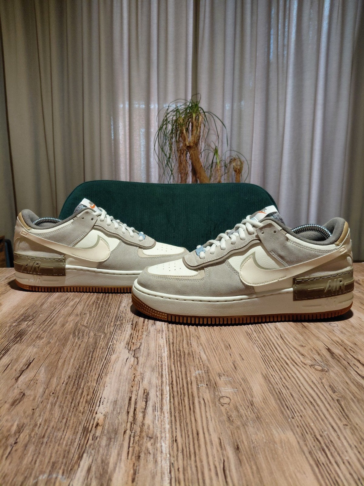 Nike Air Force 1 Shadow LX 'Pale Ivory' Size 41, Ophalen of Verzenden, Sneakers of Gympen, Grijs, Gedragen