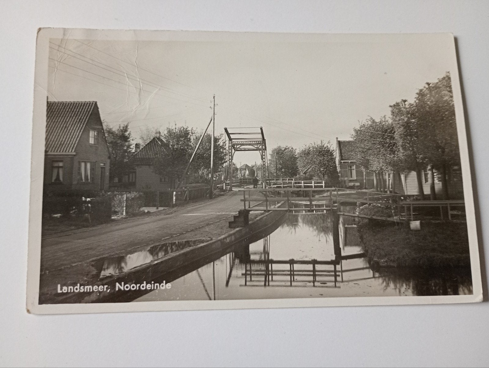 Landsmeer Noordeinde, Ophalen of Verzenden, 1920 tot 1940, Gelopen, Noord-Holland