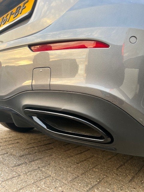 Zwart sieruitlaat mercedes uitlaten einddemper w205 gle cla, Ophalen of Verzenden