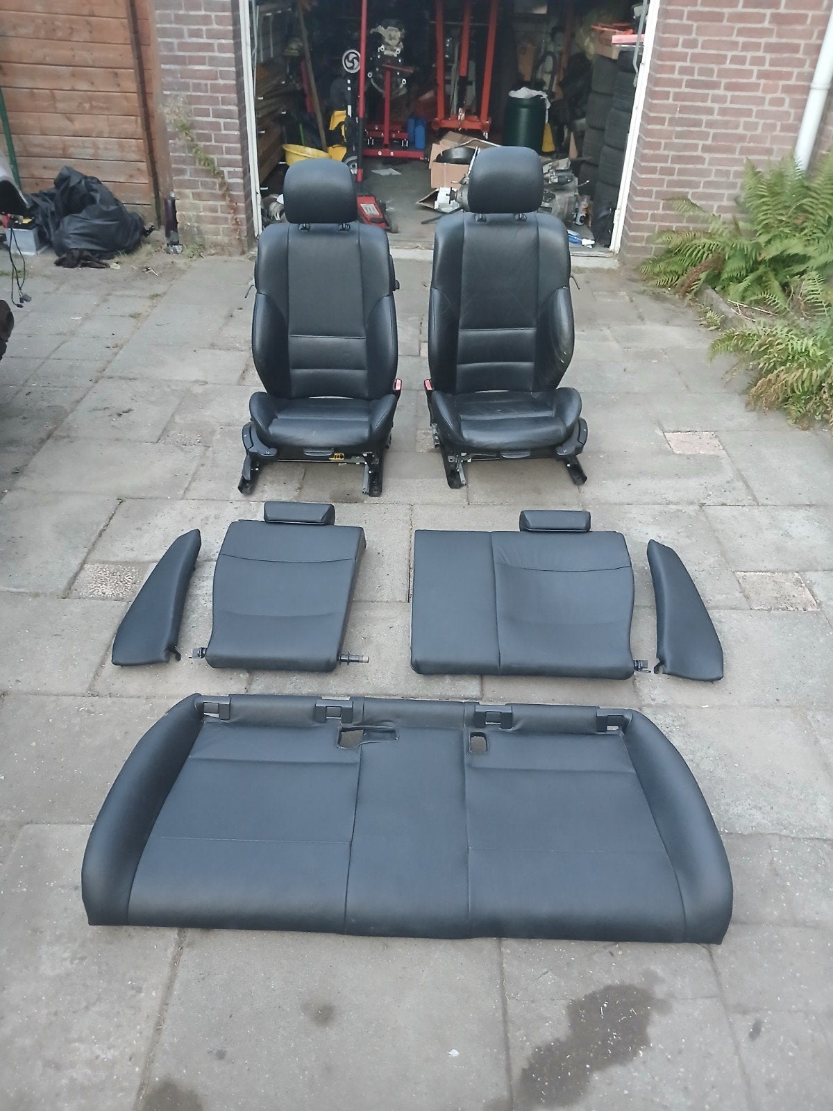BMW E46 Compact/coupe Sport Interieur Compleet Zwart Leder, Ophalen, Gebruikt, BMW