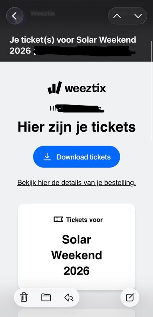 SOLAR weekend ticket 1 en 2 augustus 2026, Eén persoon