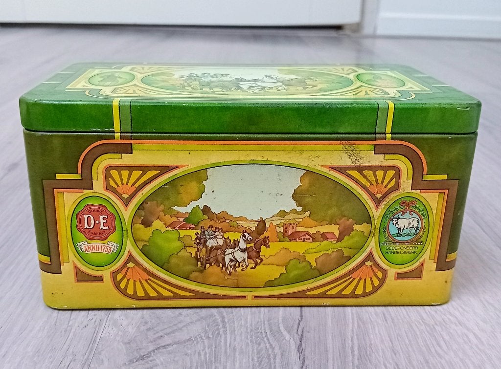 douwe egberts pickwick blik, Verzamelen, Blikken, Verzenden, Zo goed als nieuw, Koffie, Douwe Egberts