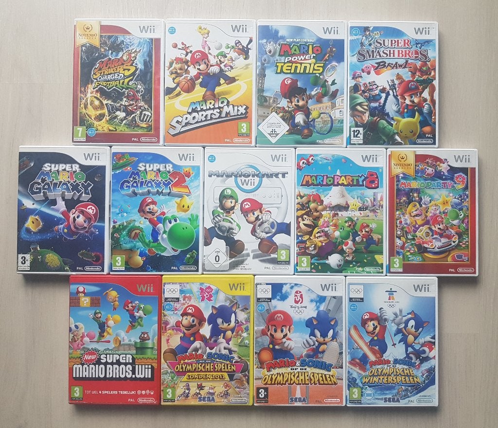 13x Nintendo Wii Spel: Super Mario | Galaxy | Kart | Party, 3 spelers of meer, Ophalen of Verzenden, Avontuur en Actie, Vanaf 3 jaar