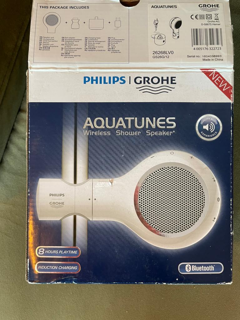 Philips muziekbox voor onder de douche - Aquatunes, Ophalen of Verzenden, Zo goed als nieuw