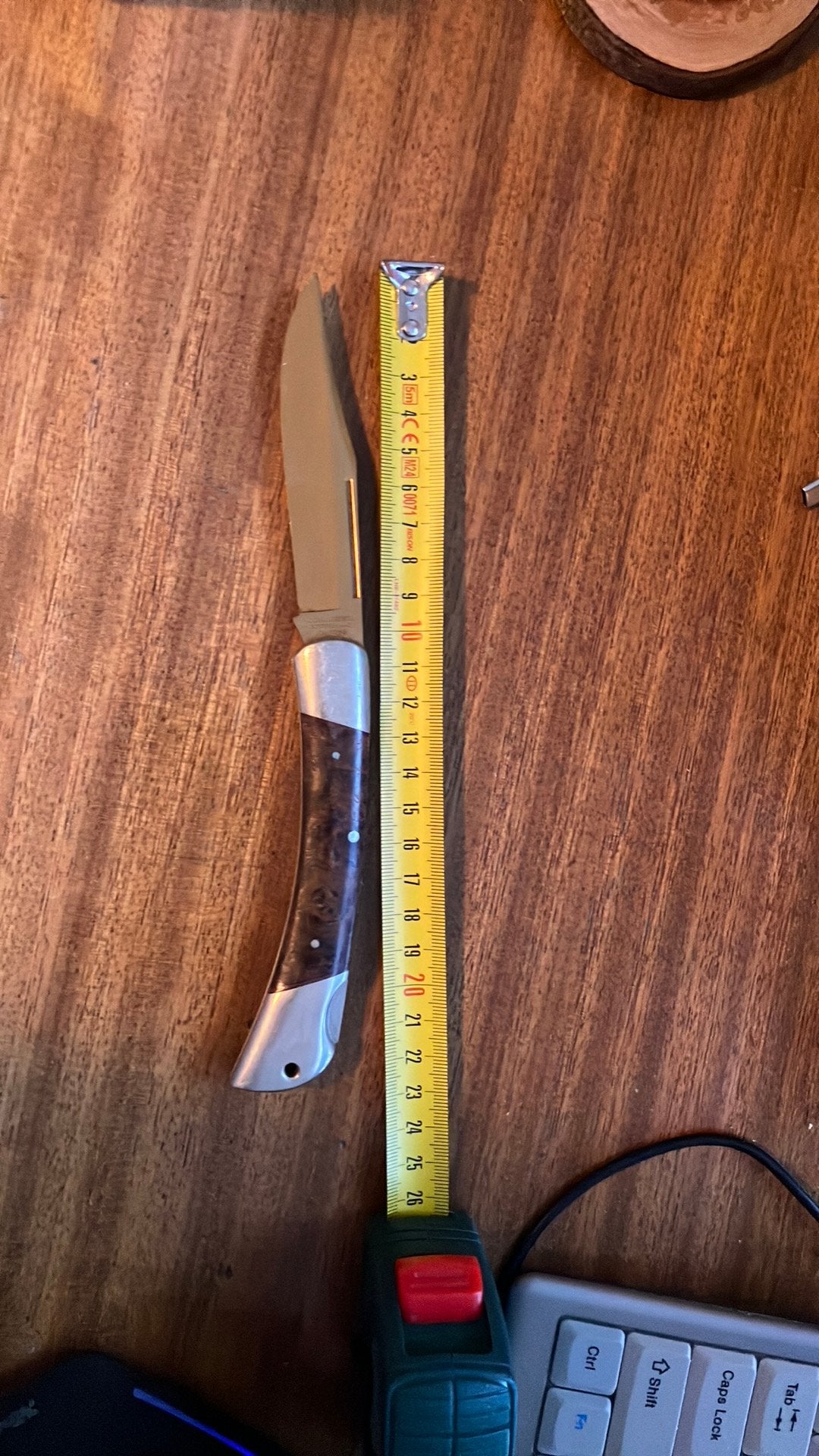 Uniek Herbertz zakmes, Ti coating, Ophalen of Verzenden, Gebruikt