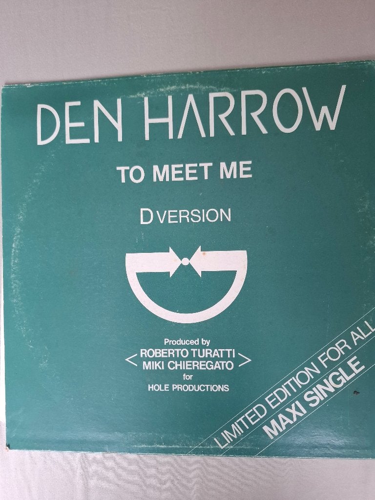 Den Harrow/ To meet me1983 italo disco 12 inch, Gebruikt, Originele persing, Ophalen of Verzenden, EP