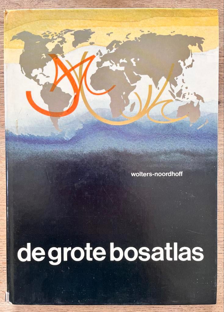 De Grote Bosatlas 1981 - 49e Druk, Boeken, Atlassen en Landkaarten, Gelezen, Bosatlas, Wereld, 1800 tot 2000, Ophalen of Verzenden