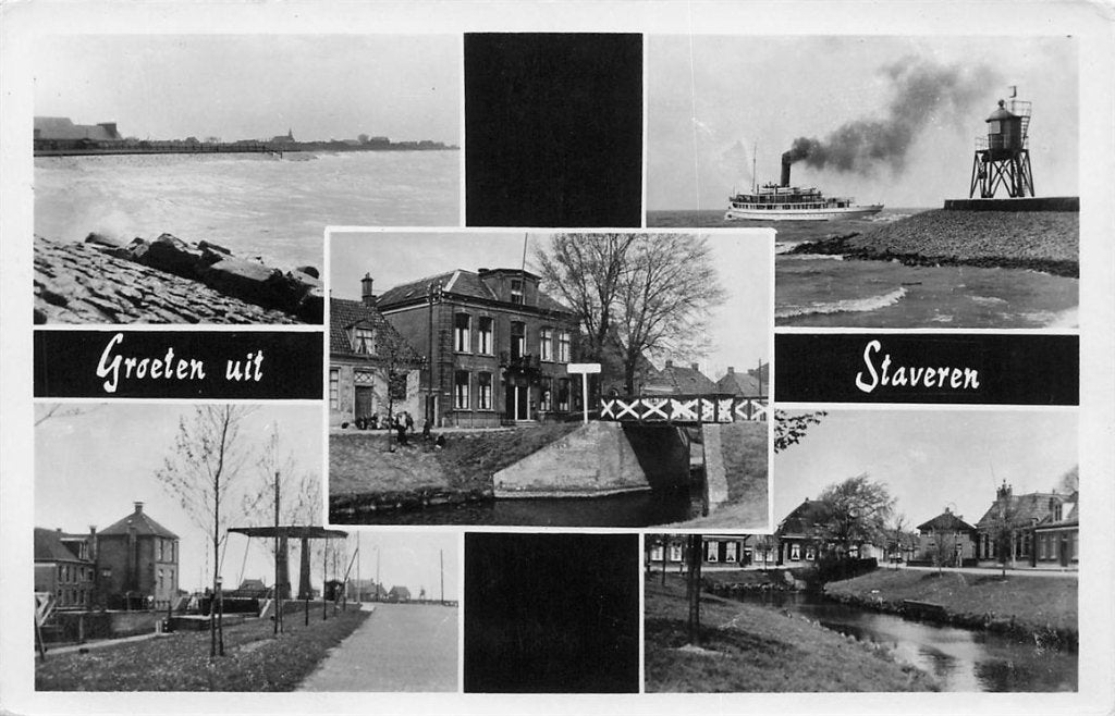 703-478-037 Groeten uit Staveren Stavoren, Verzenden, Voor 1920, Friesland