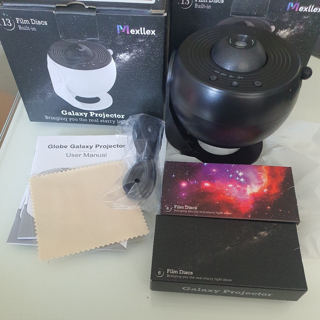Mexllex Globe Galaxy Projector (+ bundel kado, zie text), Muziek en Instrumenten, Licht en Laser, Ophalen of Verzenden, Nieuw