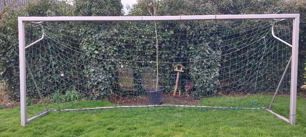 Voetbaldoel aluminium 5 meter x 2 meter (KNVB afmeting), Groter dan maat XL, Ophalen, Gebruikt, Overige typen