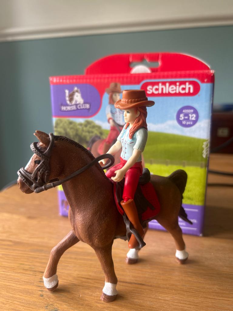 Schleich Horse Club Hannah en Cayenne (42539), Ophalen of Verzenden, Zo goed als nieuw