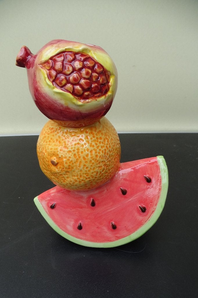 Fruitvaasje, keramiek, Antiek en Kunst, Curiosa en Brocante, Ophalen of Verzenden