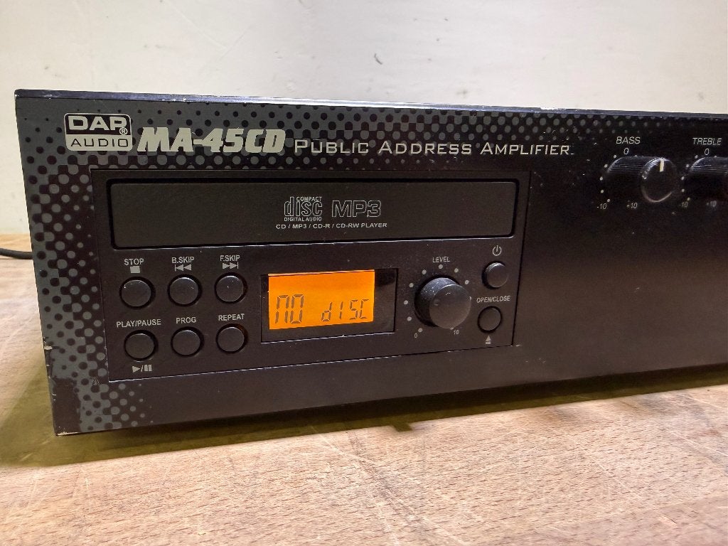 DAP Audio MA-45CD Public Address 100v Versterker, Ophalen of Verzenden, Gebruikt, Audio
