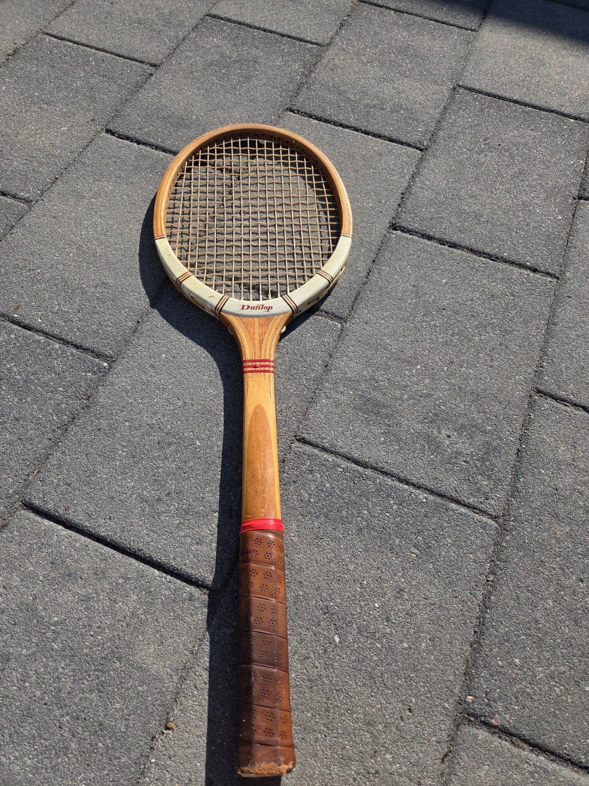 Vintage Dunlop Maxply Fort Tennisracket - Made in England, Sport en Fitness, Tennis, Ophalen of Verzenden