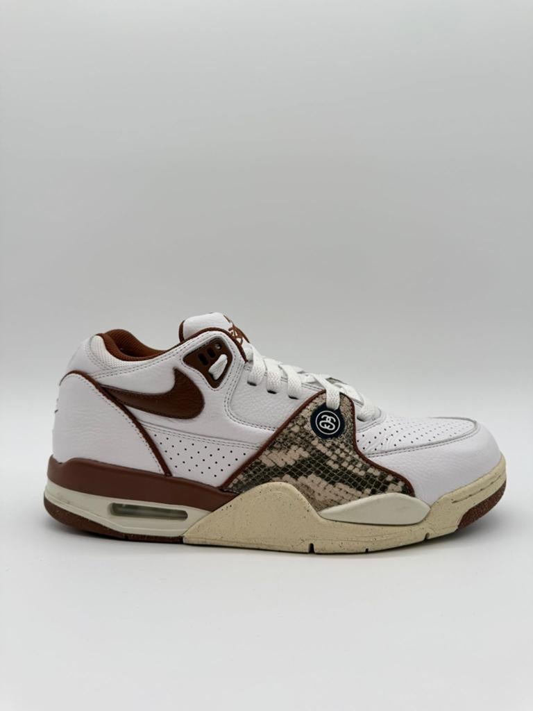 Nike Air Flight '89 Low SP Stussy Pecan - Maat 42,5, Bruin, ., Ophalen of Verzenden, .