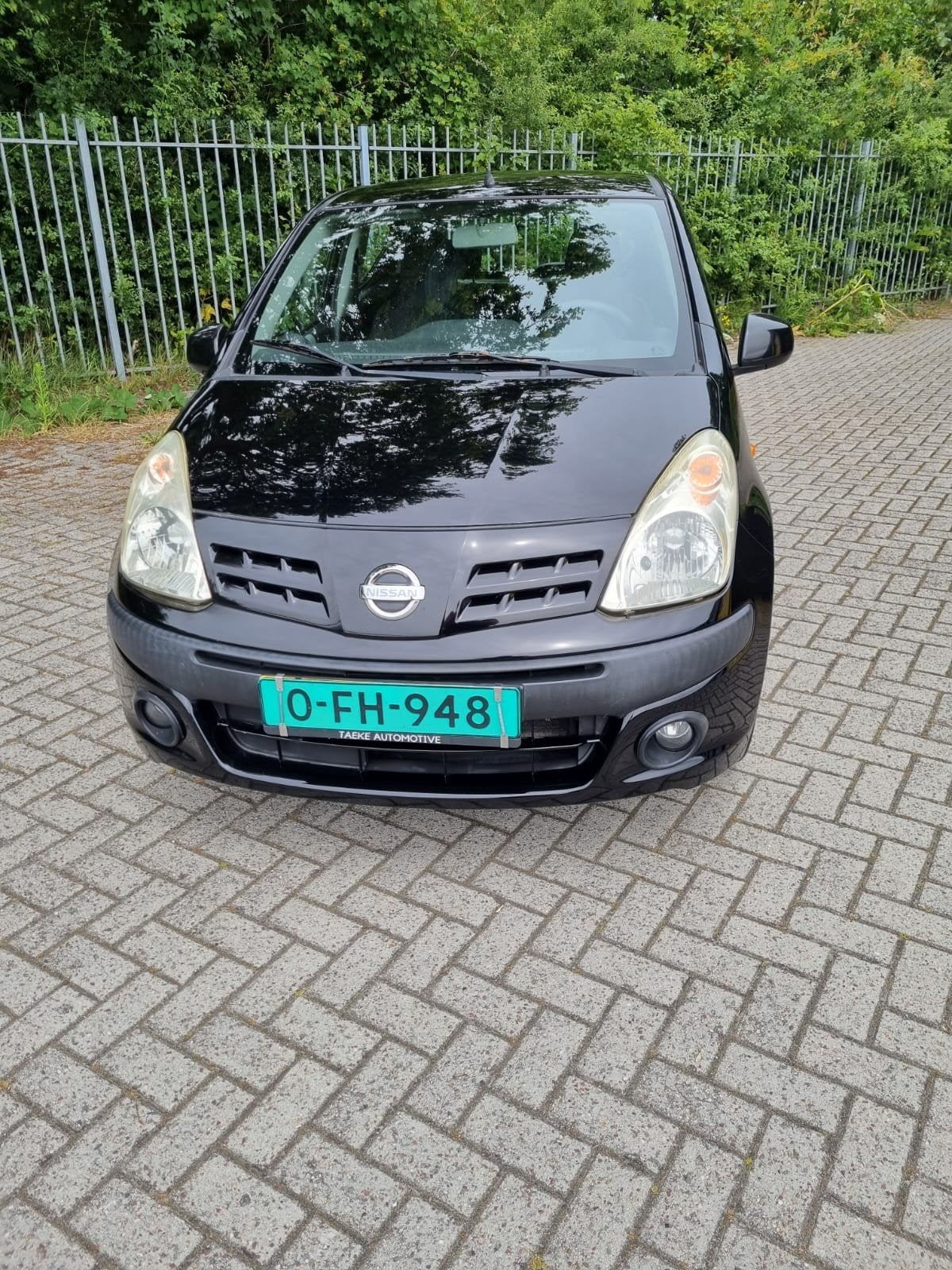 Nissan Pixo 1.0 50KW 5D 2010 Zwart, Auto's, Nissan, Bedrijf, Pixo, ABS, Airbags, Airconditioning, Centrale vergrendeling, Elektrische ramen