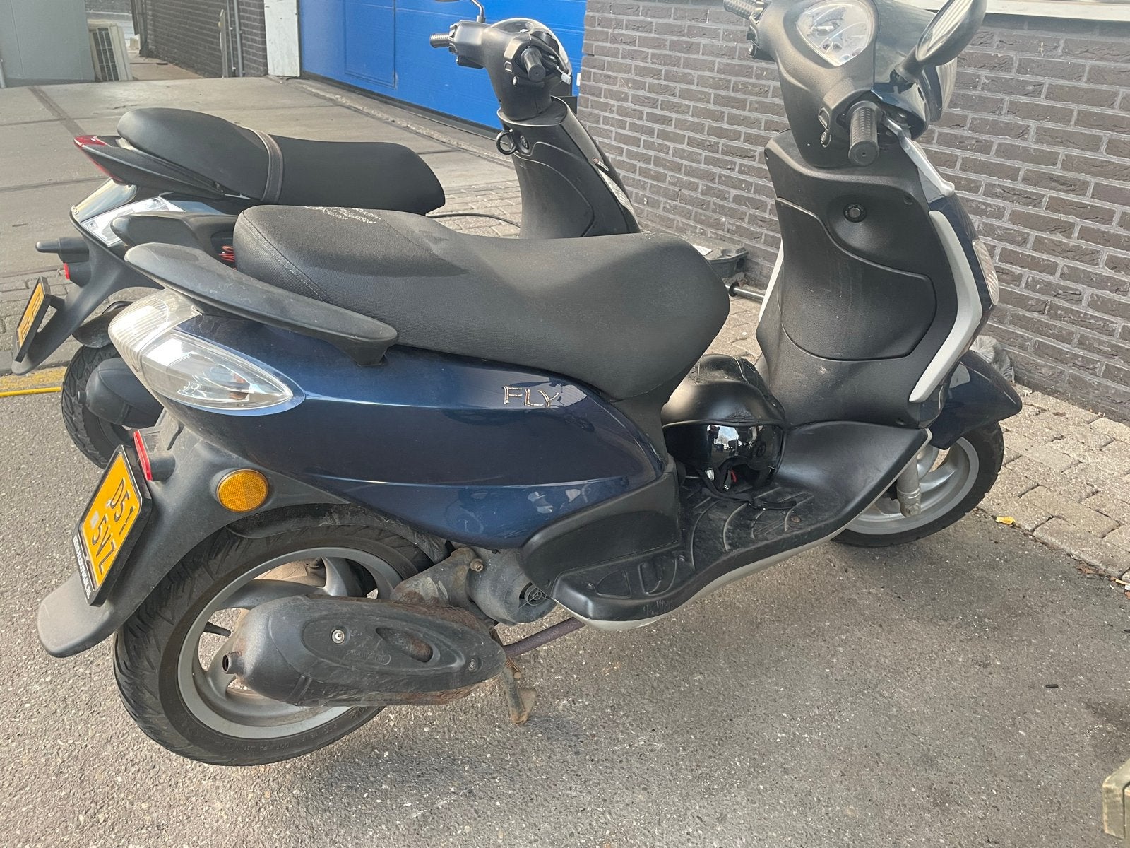 Piaggio Fly Scooter - Blauw, Goede Staat, Fietsen en Brommers, Scooters | Piaggio, Gebruikt, Maximaal 45 km/u, Ophalen of Verzenden