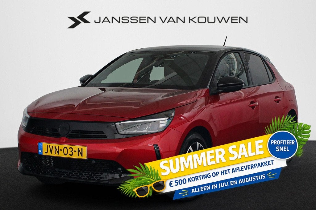 Opel Corsa 1.2 Turbo Hybrid Yes Automaat Stuur-Stoelverwarmi, Auto's, Opel, Stof, 1199 cc, 610 kg, Origineel Nederlands
