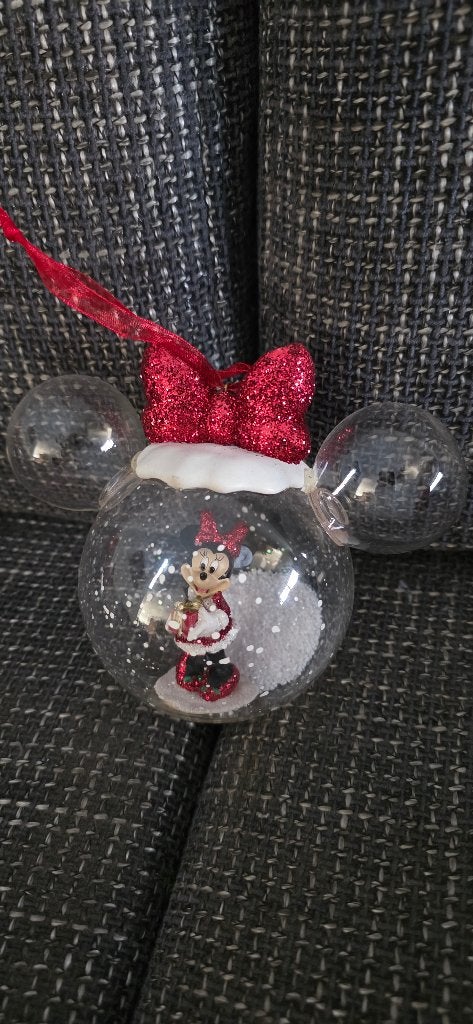 minnie mouse disney kerstornament, Ophalen of Verzenden, Gebruikt