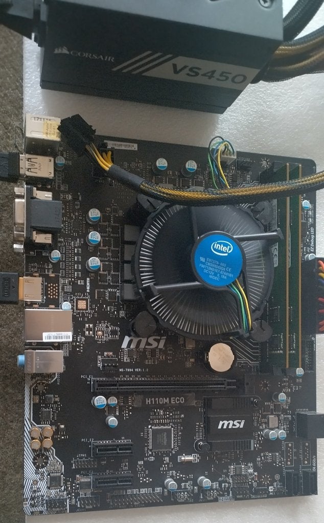 MSI H110M Eco MB & Intel Core i3-7100 3.90 GHz CPU +DDR4 8GB, Computers en Software, Moederborden, Gebruikt, LGA 1151, DDR4, Ophalen of Verzenden