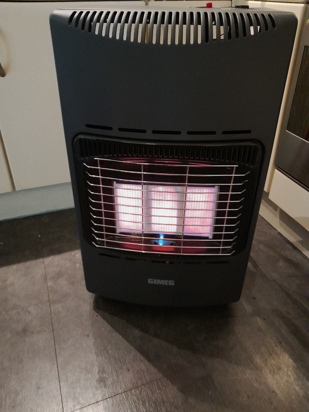 portable Gimeg gaskachel incl volle gasfles., Ophalen, Zo goed als nieuw, Gas, Gaskachel