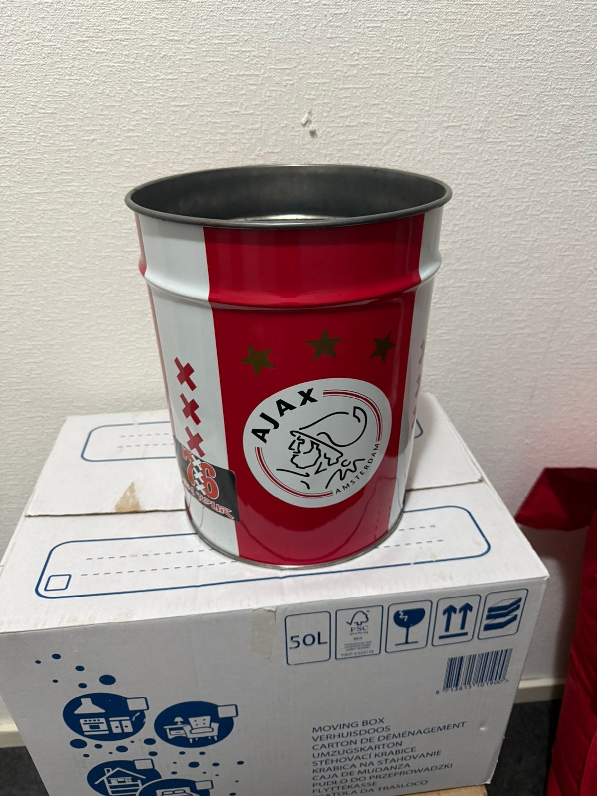 Ajax prullenbak, Ophalen, Zo goed als nieuw, Ajax, Overige typen