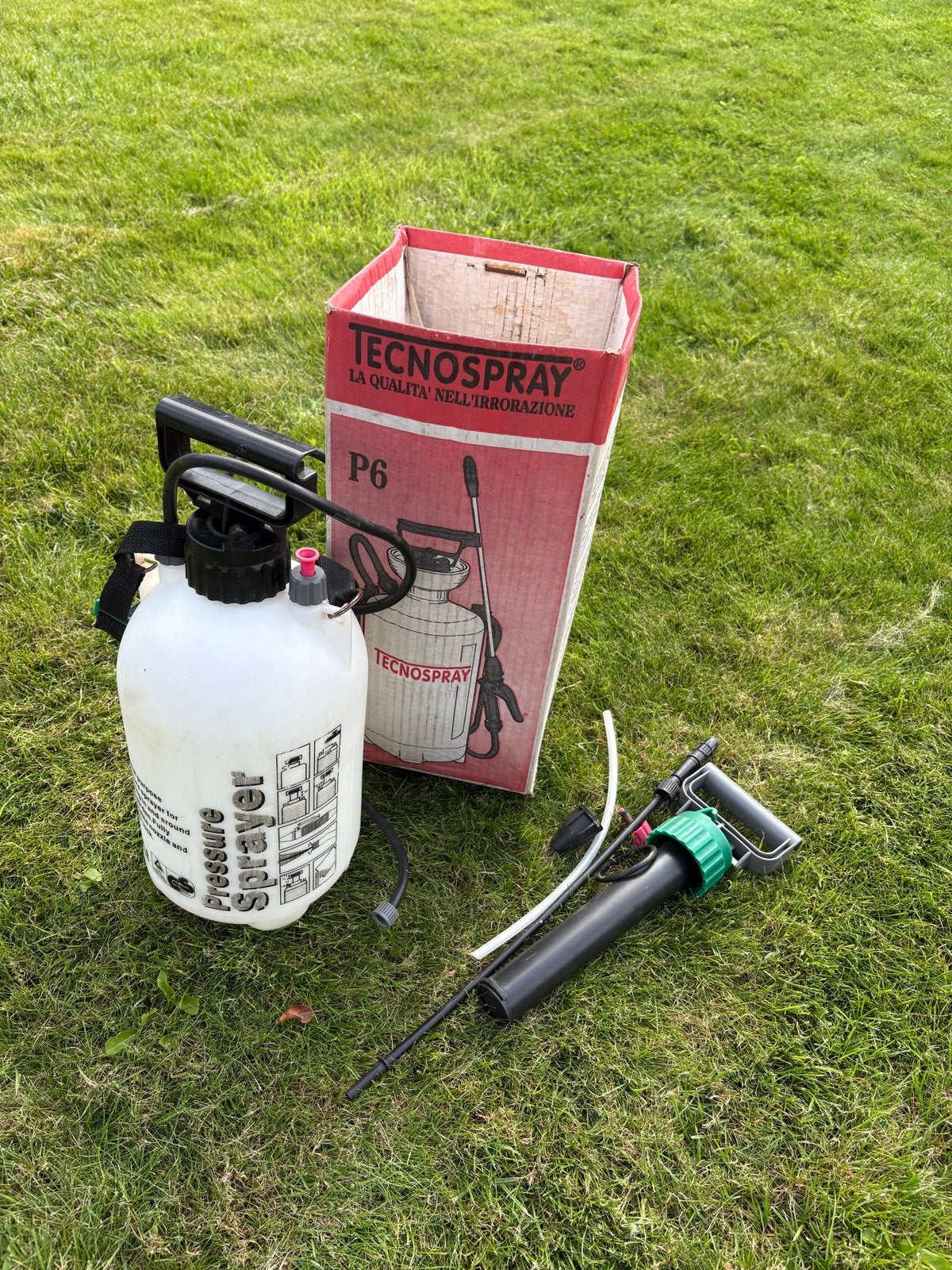 Tecnospray P6 Drukspuit, Ophalen, Gebruikt