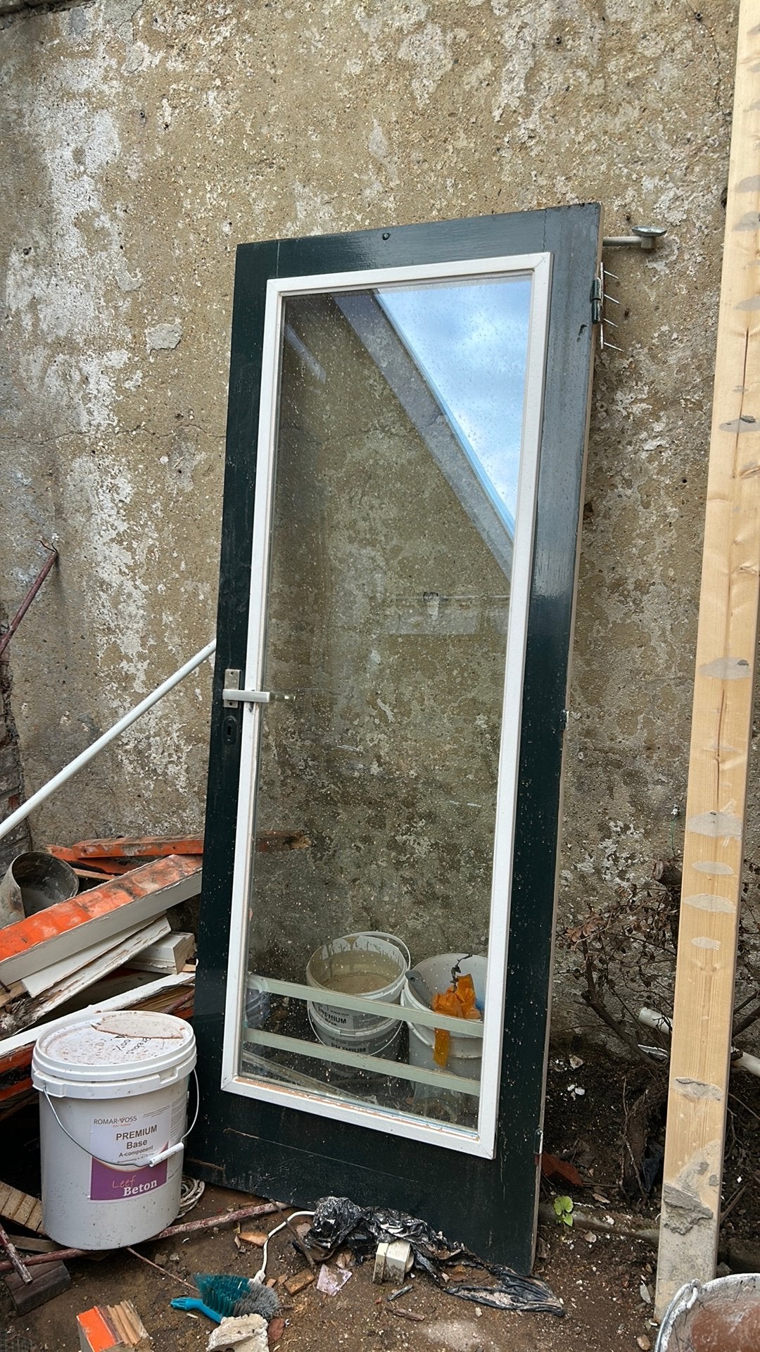 GRATIS Deur, Gebruikt, Deurkozijn, 150 tot 225 cm, Hout